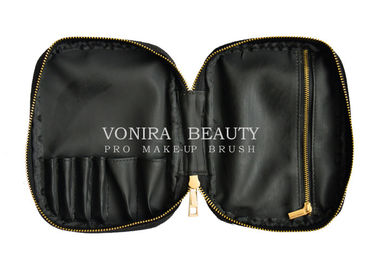 Υπέρ καλλυντική τσάντα κατόχων βουρτσών Makeup περίπτωσης εργαλείων για το Μαύρο ταξιδιού