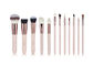 Custom Logo Vonira Nude Pink 12pcs Cosmetic Brushes Set