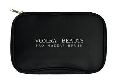 Φορητή καλλυντική τσάντα περίπτωσης βουρτσών Makeup ομορφιάς με το Μαύρο διαμερισμάτων