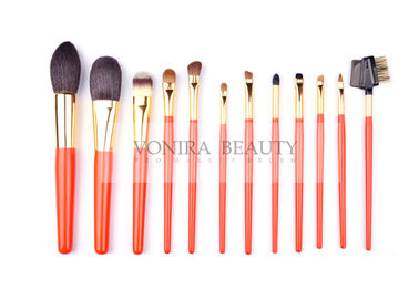 Artist Orange Limited Edition Makeup Brush Collection With Best Bristles And Nature Wood Handle