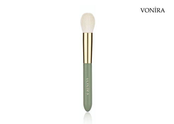 Vonira Custom Wholesale Natural Goat Hair Makeup Μικρή στρογγυλή σκόνη βούρτσας με υπηρεσία ιδιωτικής ετικέτας