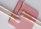 Vonira Brand New Basic 11 Pieces Μακιγιάζ Βούρτσες Συλλογή Set de Brochas de Maquillaje Επαγγελματικό Ροζ Χρυσό Γυμνό Χρώμα