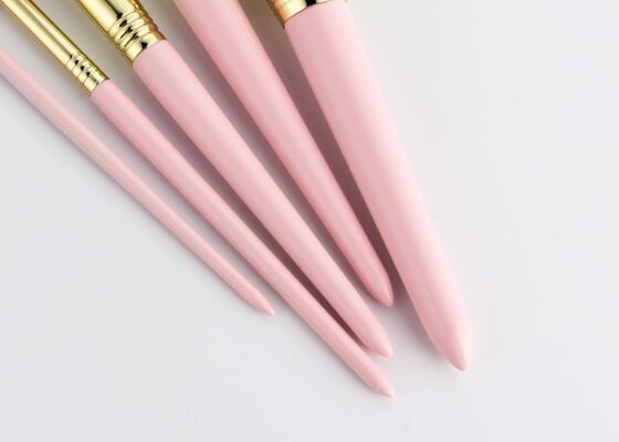 Πινέλο Foundation Vonira Beauty Angled Buffer με Vegan, Cruelty Free συνθετική τρίχα Taklon και ανακυκλώσιμη ξύλινη λαβή από σημύδα