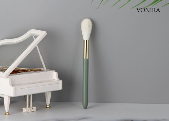 Vonira Custom Wholesales Natural White Goat Hair Makeup Long Blending Powder Brush με Υπηρεσία Ιδιωτικής Ετικέτας