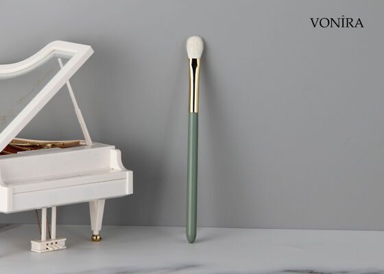 Vonira Custom Wholesale Natural White Goat Hair Fan Eye Blending Brush με υπηρεσία ιδιωτικής ετικέτας