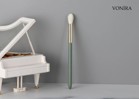 Vonira Προσαρμοσμένη Χονδρική Φυσική Λευκή Τρίχα Κατσίκας Αφράτη Στρογγυλή Βούρτσα Ανάμειξης Ματιών με Υπηρεσία Ιδιωτικής Ετικέτας