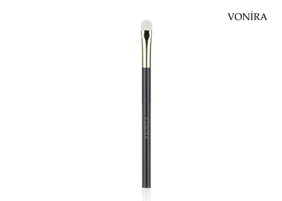 Vonira Custom Wholesale φυσικά λευκά κατσίκια μαλλιά επίπεδα σκούρο καφέ χειριστή ματιού σκιά μακιγιάζ βούρτσα