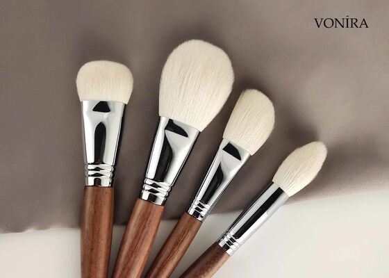 Vonira Custom χονδρικής πώλησης φυσικής τρίχας ζώων καστανή έβενος λαβή μακιγιάζ ματιών βούρτσα φρυδιών