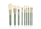 Vonira ομορφιάς 9PCS πράσινες συνθετικές ινών Makeup βούρτσες Brochas Maquillaje Makeup βουρτσών καθορισμένες