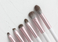 Vonira 10 ρόδινες άσπρες βούρτσες Makeup χρώματος κλίσης PC που τίθενται με το ιδιωτικό λογότυπο ετικετών ινών καλαμποκιού