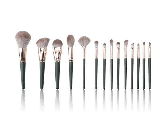 Η προσιτή συνθετική εξάρτηση βουρτσών Makeup αποτελεί τις βούρτσες καθορισμένες το ιδιωτικό λογότυπο