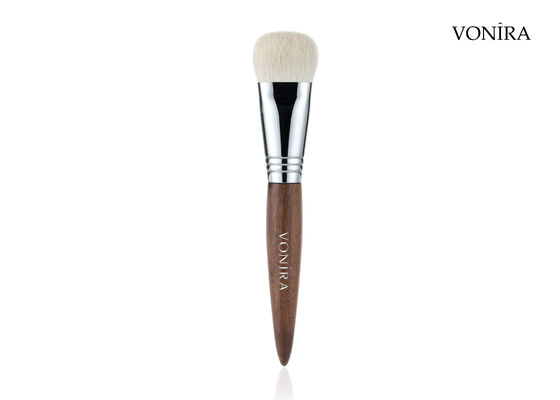 Vonira Custom Wholesale φυσικά λευκά κατσίκια μαλλιά καφέ ιβάνιο χερούλι βάσεις μακιγιάζ